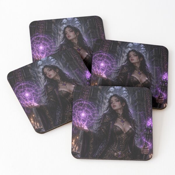 Item preview, Dark Sorceress of the Forbidden Cathedral designed and sold by Pond21.