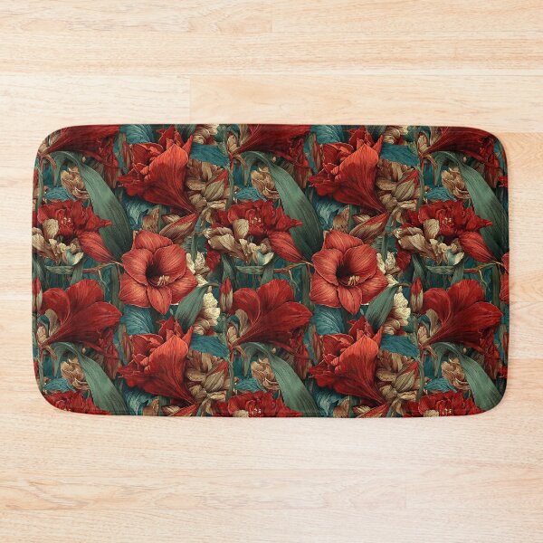 Item preview, Ornamental Amaryllis  - Botanical Garden Pattern   - Christmas Gifts For Him designed and sold by RoyalStarsPatts.