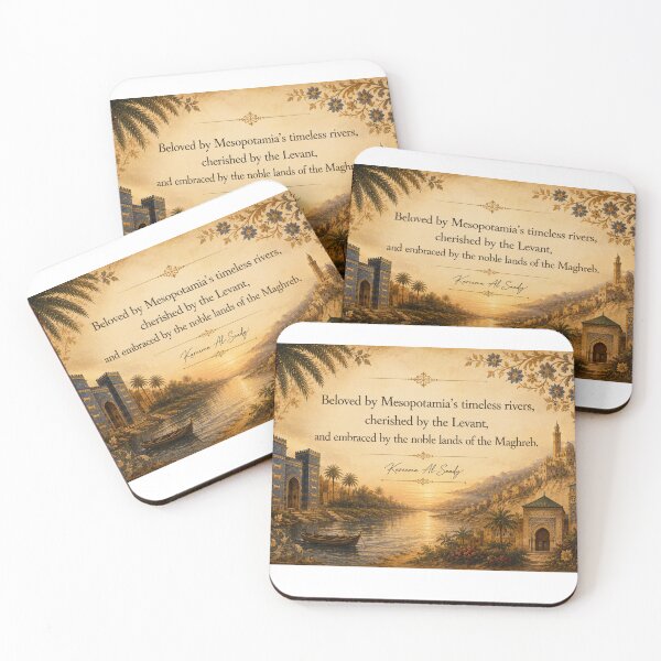 Item preview, Beloved by Mesopotamia – Arabic Poetry & Calligraphy designed and sold by LumivaraGallery.