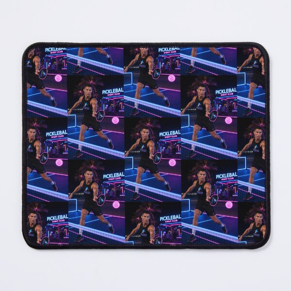 Item preview, Cristiano Ronaldo Neon Pickleball Night Club Art designed and sold by mo-carnival.
