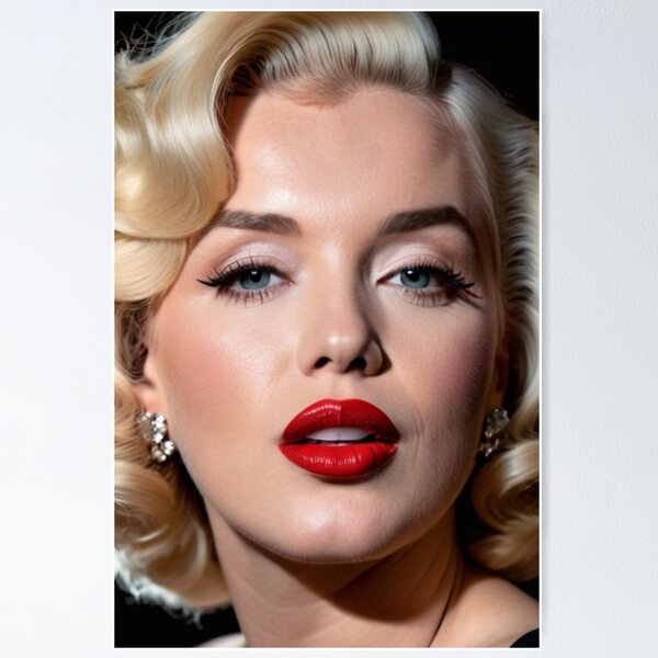 Item preview, Cinema - Blonde Icon of 1950s Cinema, Timeless Glamour Portrait designed and sold by Beat-It.