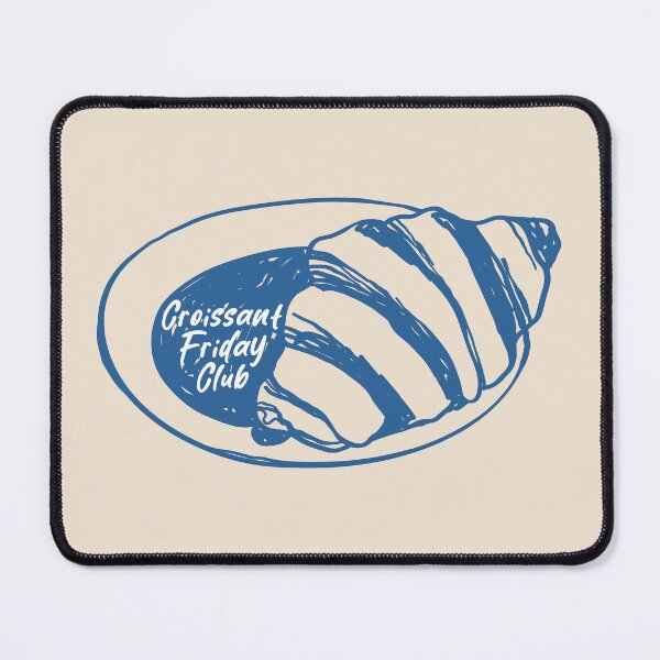 Item preview, Cute Croissant French. Croissant Friday Club.  designed and sold by CoCoArt-Ua.