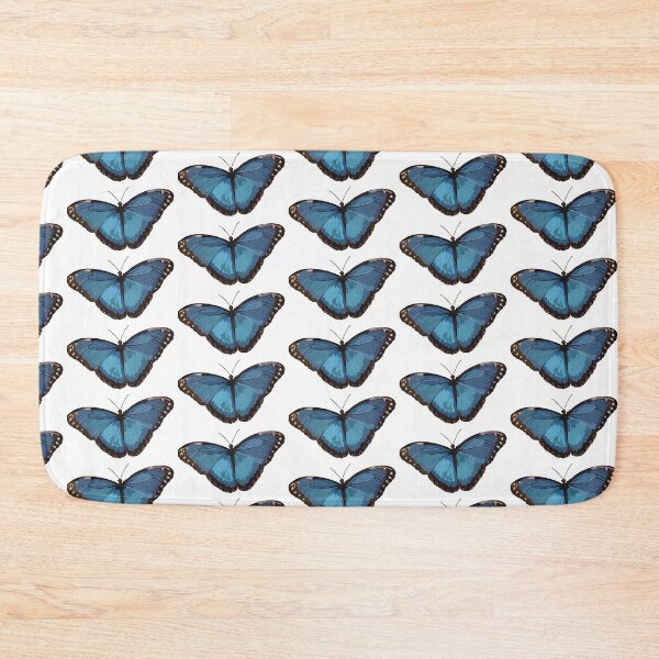Item preview, Blue Morpho Butterfly Tropical Wildlife Insect Nature Butterfly Botanical Design designed and sold by PrettylittlepastelUk.