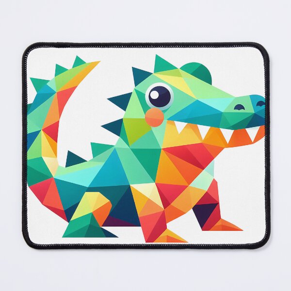 Item preview, Cute Low Poly Crocodile Art designed and sold by ekoprasetioart.