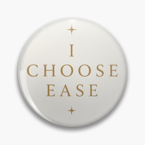 Item preview, I Choose Ease – Minimalist Typography Shirt | Soft Abundance | Quiet Luxury Aesthetic designed and sold by BeaVibes.