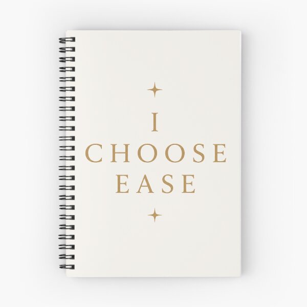 Item preview, I Choose Ease – Minimalist Typography Shirt | Soft Abundance | Quiet Luxury Aesthetic designed and sold by BeaVibes.