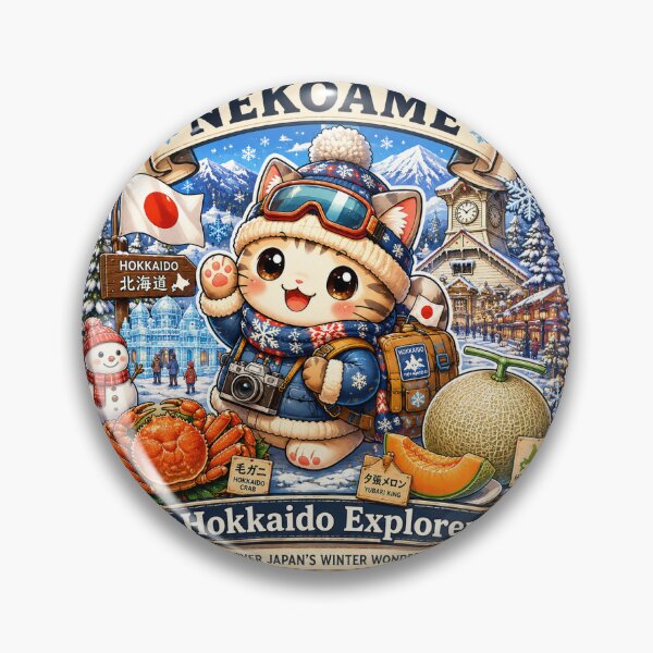 Item preview, NEKOAME Hokkaido Explorer cat designed and sold by NEKOAME-Japan.