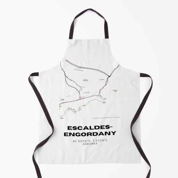 Item preview, Escaldes-Engordany Map Print | Minimalist Road Map of Escaldes-Engordany, Andorra designed and sold by RM-Journey.