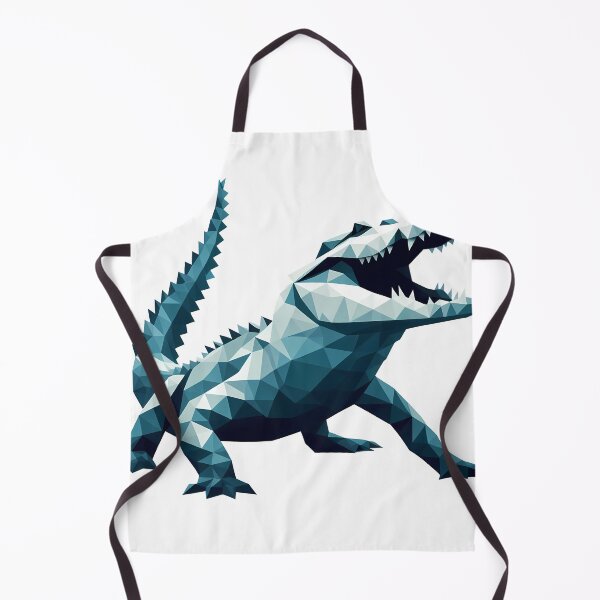 Item preview, Low Poly Crocodile Wildlife Art designed and sold by ekoprasetioart.