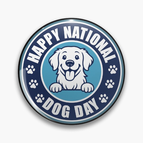 Item preview, Happy National dog day  designed and sold by ElRyanStore.