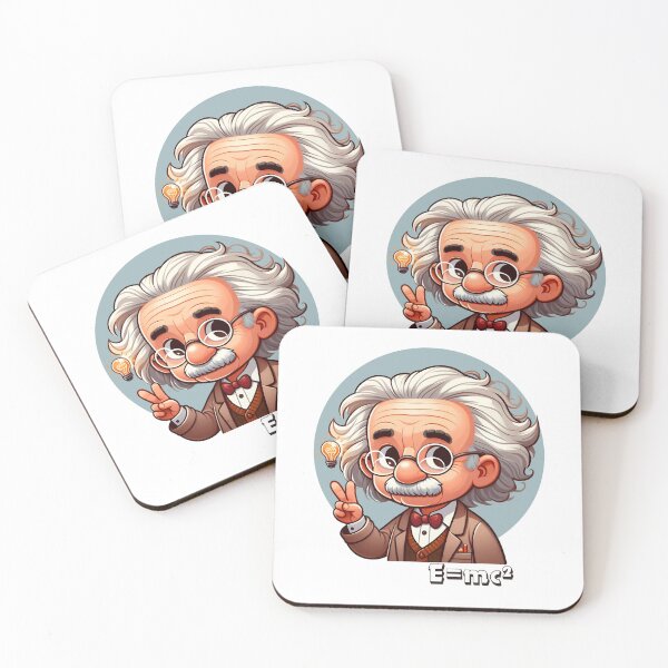 Item preview, Albert Einstein Portrait designed and sold by MusesWhispers.