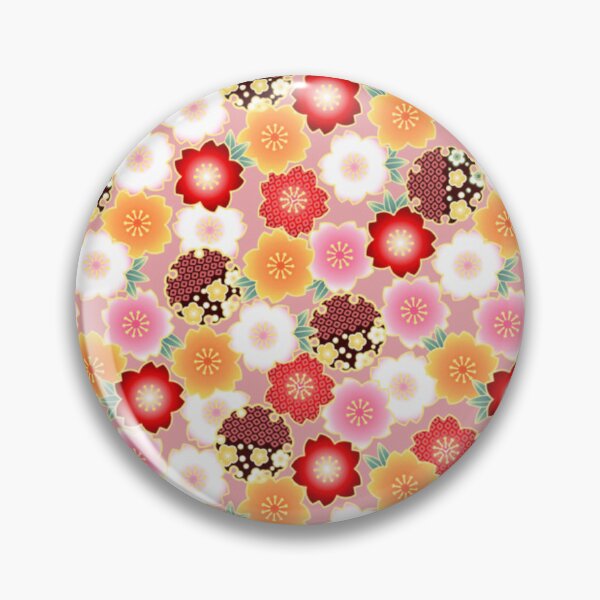 Item preview, Japanese Sakura Cherry Blossom Pattern - Pink Chiyogami Yuzen Wagara designed and sold by vekotpu.