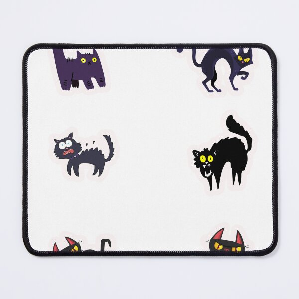 Item preview, Cute Spooky Black Cat Sticker Sheet designed and sold by KAWAII STUDIO NB.