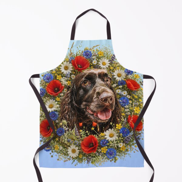 Item preview, Flowering Field Cocker Spaniel designed and sold by Les Pics'n'Pop de Lara.