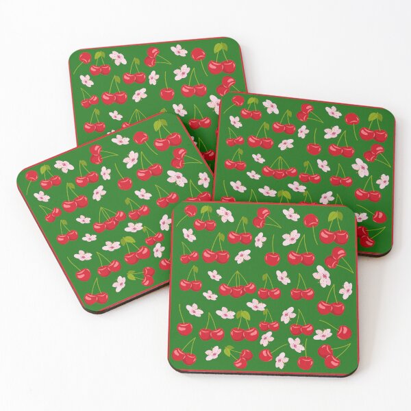 Item preview, Cherries and Cherry Flowers designed and sold by Laanas.