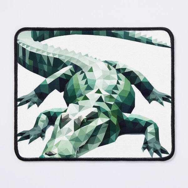 Item preview, Geometric Low Poly Crocodile Design designed and sold by ekoprasetioart.