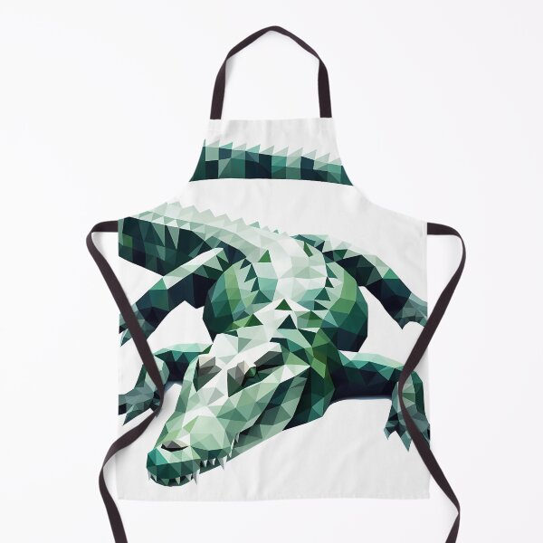Item preview, Geometric Low Poly Crocodile Design designed and sold by ekoprasetioart.