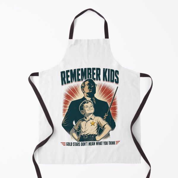 Item preview, Remember Kids Gold Stars Creepy Vintage Humor designed and sold by journeyengine.