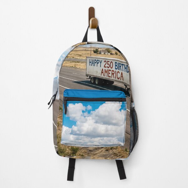 Item preview, Tractor Trailer Truck Happy 250 Birthday America designed and sold by Home Decor Art.