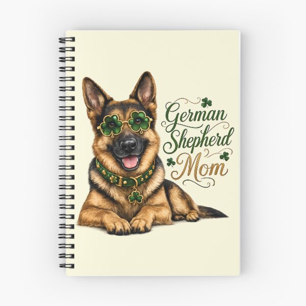 Item preview, German Shepherd Mom Lucky Shamrock Dog Lover Design designed and sold by aleano2026.