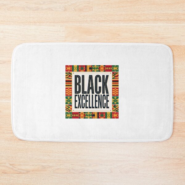Item preview, Black Excellence Traditional Kente Pattern Typography designed and sold by SavannaCanvas.