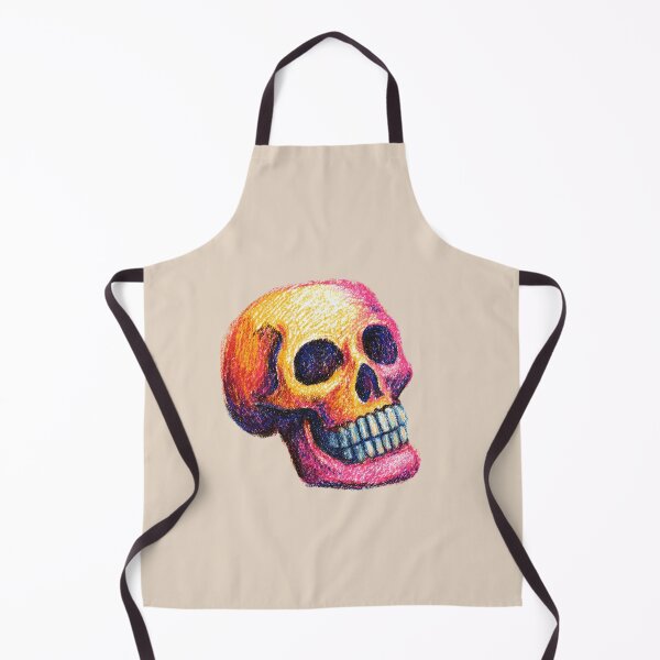 Item preview, Colorful skull in a style of crayon illustration  designed and sold by SweetLilith.