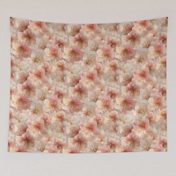 Item preview, Whimsical Amaryllis Print - Flower Floral Pattern   - Christmas Gifts For Wife designed and sold by RoyalStarsPatts.