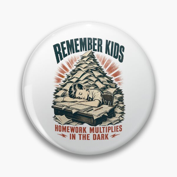 Item preview, Remember Kids Homework Creepy Vintage Dark Humor designed and sold by journeyengine.