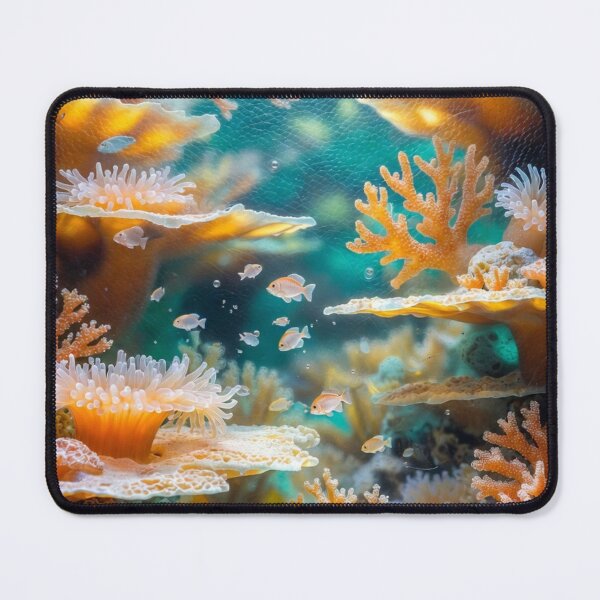Item preview, Vibrant Tropical Coral Reef Underwater Scene designed and sold by IntelliMindDesigns.