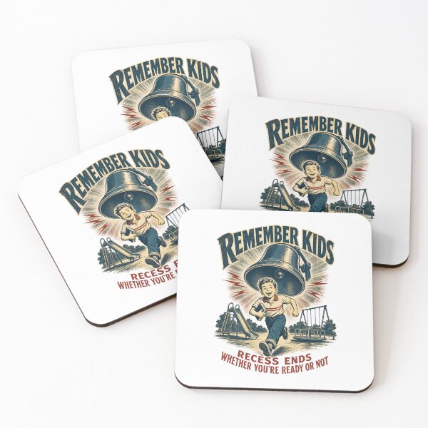 Item preview, Remember Kids Recess Creepy Vintage Dark Humor designed and sold by journeyengine.