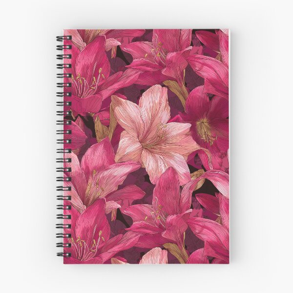 Item preview, Minimalistic Amaryllis Print  - Birthday Flower Pattern   - Christmas Gifts For Women designed and sold by RoyalStarsPatts.