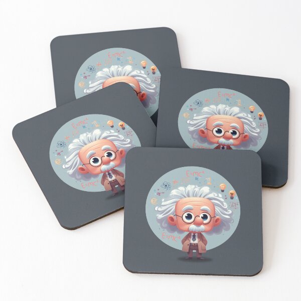Item preview,  Albert Einstein (Blue background) designed and sold by MusesWhispers.