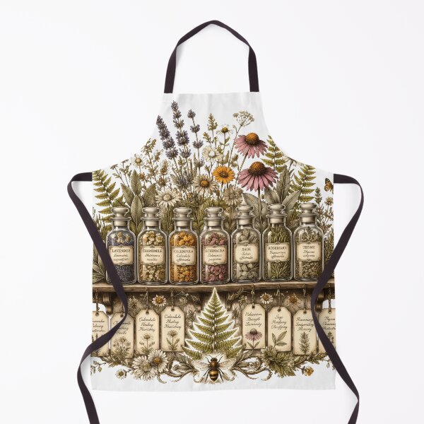 Item preview, Wall Art - Postcard - T-shirt: The Herbalist's Shelf — Vintage Botanical Apothecary Print designed and sold by ForeverPrintsOK.