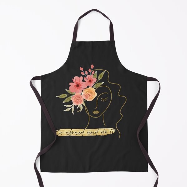 Item preview, Be Afraid and Do It - Floral Line Art Woman designed and sold by SeJaa.