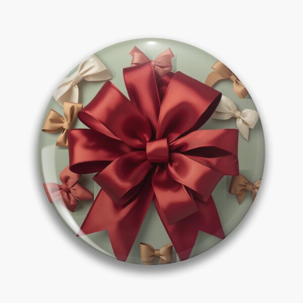 Item preview, Large Red Satin Bow – Festive Elegance and Chic Decoration designed and sold by SatinPosterCo.