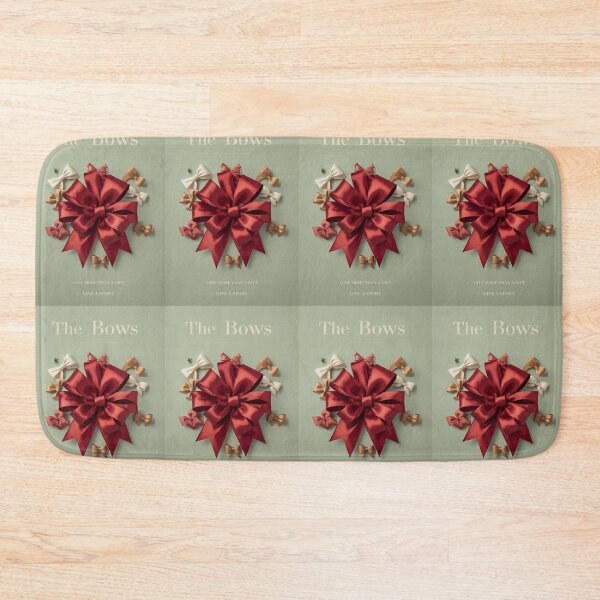 Item preview, Large Red Satin Bow – Festive Elegance and Chic Decoration designed and sold by SatinPosterCo.
