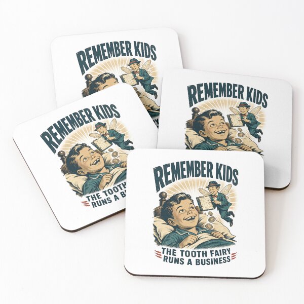 Item preview, Remember Kids Tooth Fairy Creepy Vintage Humor designed and sold by journeyengine.