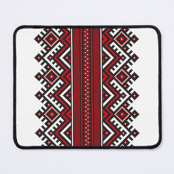 Item preview, Ukrainian Folk Art Red Stripe Pattern designed and sold by Pioneer Spirit Market.