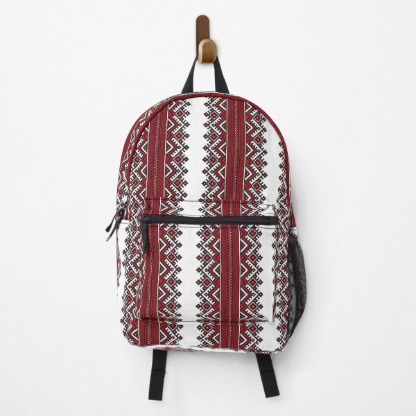 Item preview, Ukrainian Folk Art Red Stripe Pattern designed and sold by Pioneer Spirit Market.
