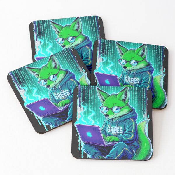 Item preview, Bug Hunter Fox Cyberpunk Programmer Coder T-Shirt designed and sold by BodaZZ.