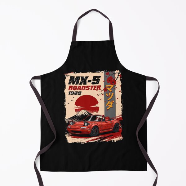 Aperçu de l'œuvre MX-5 Roadster JDM Sakura Edition de 1989 – Illustration de voiture de sport japonaise rétro créée et vendue par RAS-77.