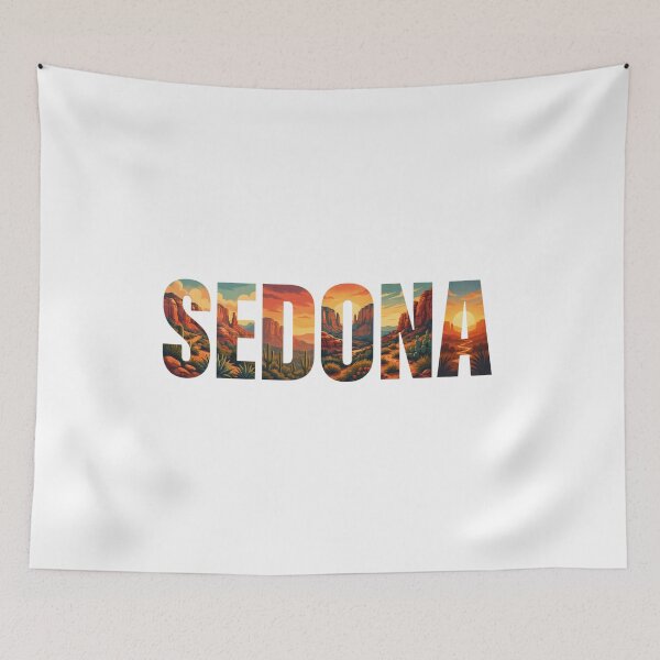 Item preview, Sedona Arizona: Word‑Art Landscape designed and sold by CircinusStore.