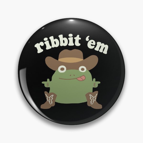 Item preview, Ribbit Em Funny Cowboy Frog Finger Guns designed and sold by Doodlywood.