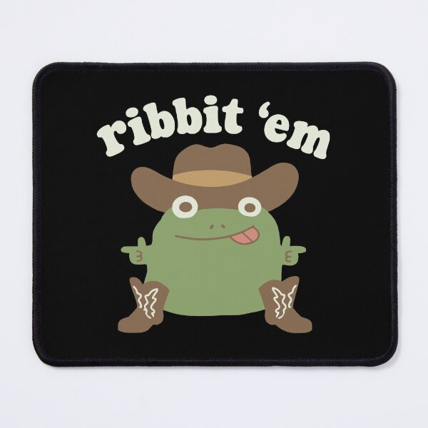 Item preview, Ribbit Em Funny Cowboy Frog Finger Guns designed and sold by Doodlywood.