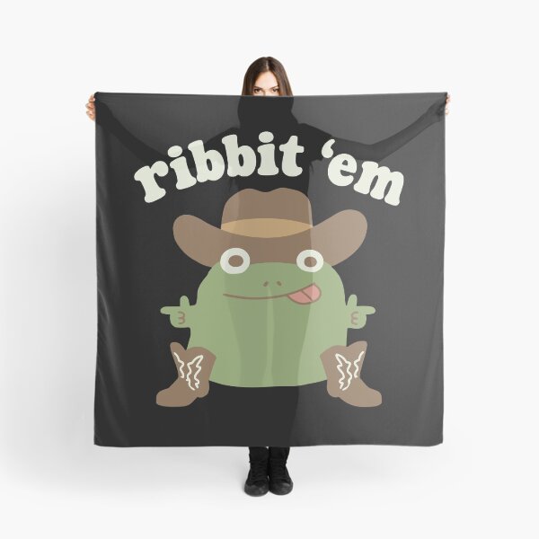 Item preview, Ribbit Em Funny Cowboy Frog Finger Guns designed and sold by Doodlywood.