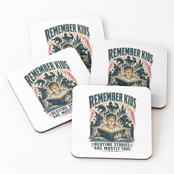 Item preview, Remember Kids Bedtime Stories Creepy Vintage Humor designed and sold by journeyengine.