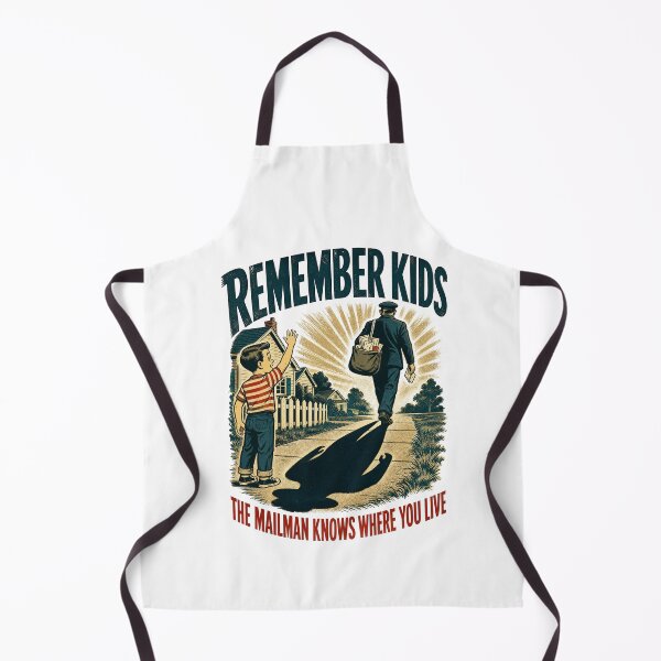 Item preview, Remember Kids Mailman Creepy Vintage Dark Humor designed and sold by journeyengine.