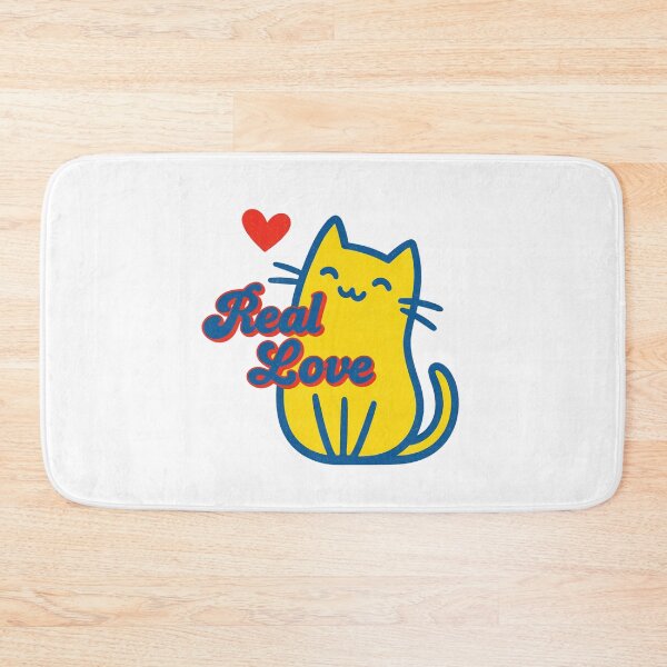 Item preview, Cute Cat Real Love Retro Vintage Graphic designed and sold by pulse_retail.