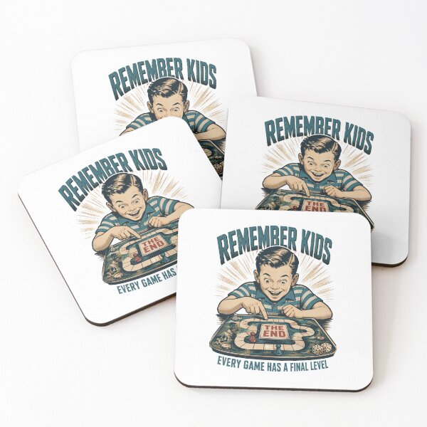 Item preview, Remember Kids Final Level Creepy Vintage Humor designed and sold by journeyengine.
