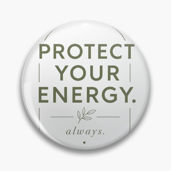Item preview, Protect Your Energy Minimalist Quote Sticker designed and sold by ravikiran2195.
